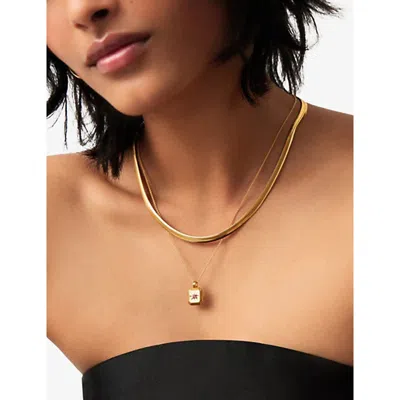 Missoma Womens Gold October Birthstone 18ct Yellow-gold Vermeil Necklace In Gold