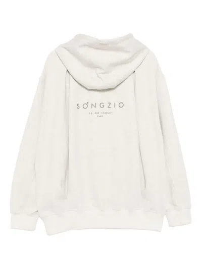 Songzio Origin Paris Hoodie In White
