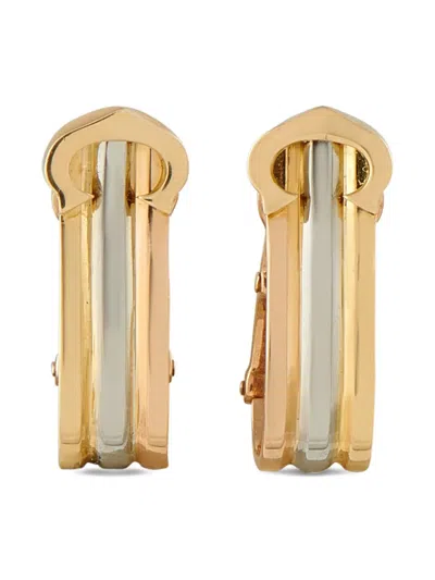 Pre-owned Cartier 18k Gold Trinity Earrings