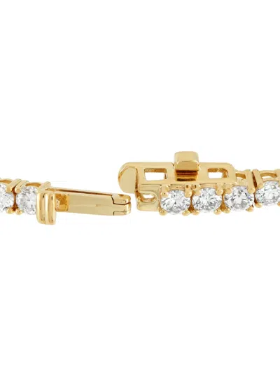 Lb Exclusive 18k Yellow Gold 4.62ct Diamond Tennis Bracelet Mf01-111925 In Gold