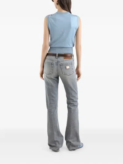 Dolce & Gabbana Multi-pocket Jeans In Blue