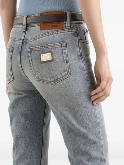 Dolce & Gabbana Multi-pocket Jeans In Blue
