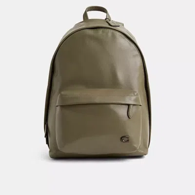 Coach Restored Hall Backpack In Green