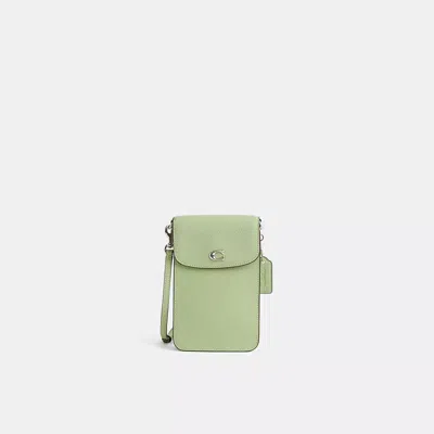 Coach Restored Phone Crossbody In Green