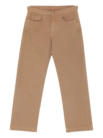 Massimo Alba 'oceano' Jeans In Brown