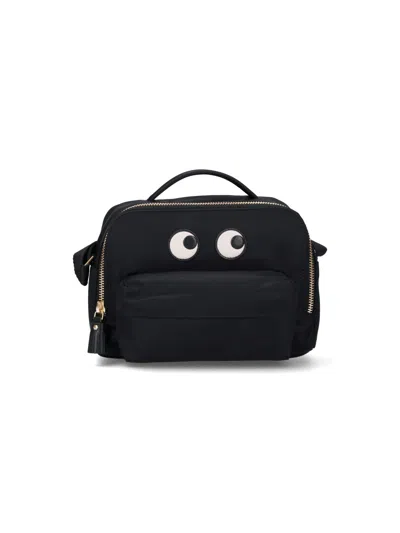 Anya Hindmarch 'eyes' Crossbody Bag In Black