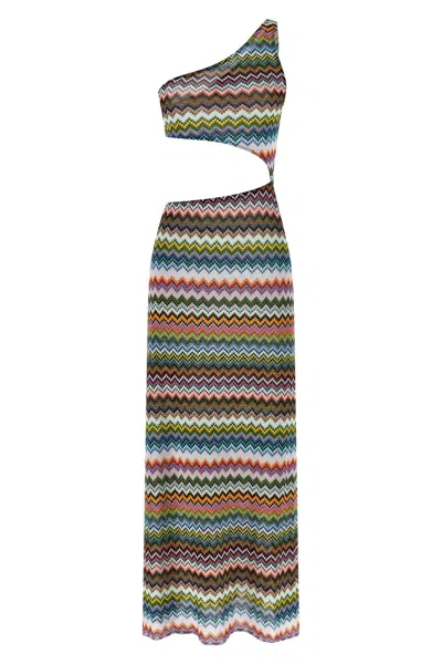 Missoni Knitted Swimwear Cover Up Dresses Multicolor In Multi