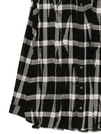 Songzio Plaid Shirt In Black