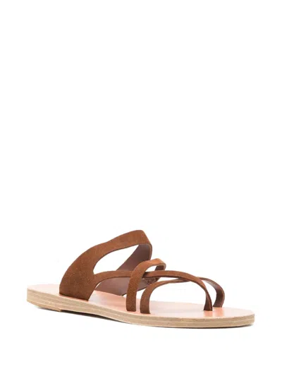 Ancient Greek Sandals Strap Sandals In Brown