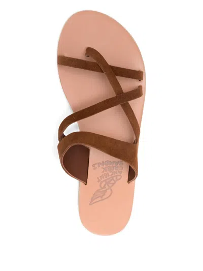 Ancient Greek Sandals Strap Sandals In Brown