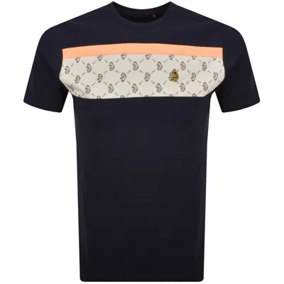 Luke 1977 Lions Den Printed T Shirt Navy In Multi