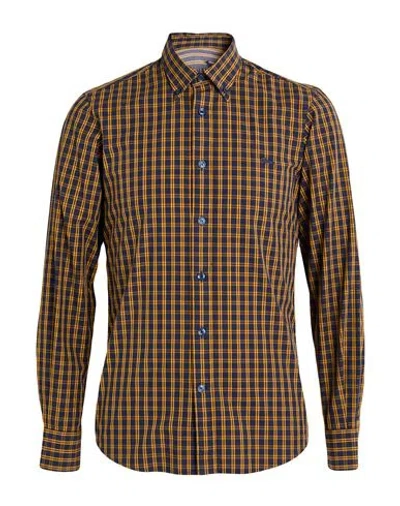 Harmont & Blaine Man Shirt Black Size Xs Cotton In Black