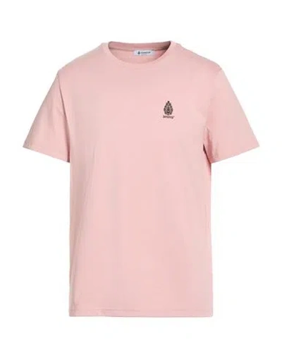 Dondup Man T-shirt Blush Size M Cotton In Pink