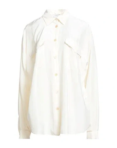 Forte Forte Forte_forte Woman Shirt Cream Size 4 Silk In White