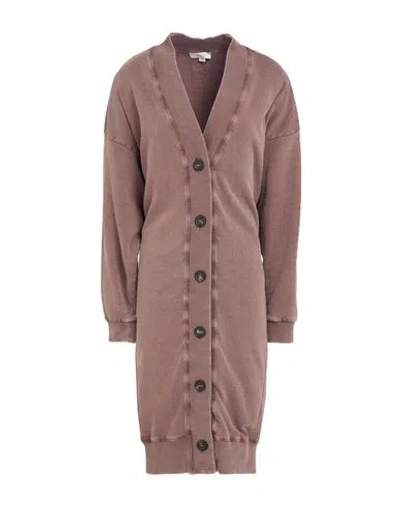 Crossley Woman Sweatshirt Chocolate Brown Size L Cotton In Brown