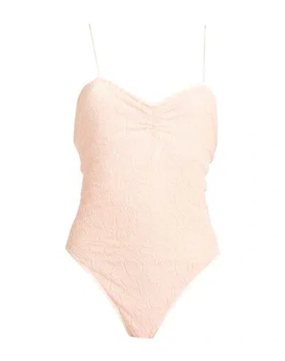 Forte Forte Forte_forte Woman Bodysuit Pink Size 0 Polyamide, Elastane In Pink