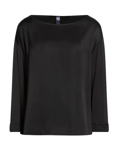 Zahjr Woman Top Black Size Xl Viscose In Black