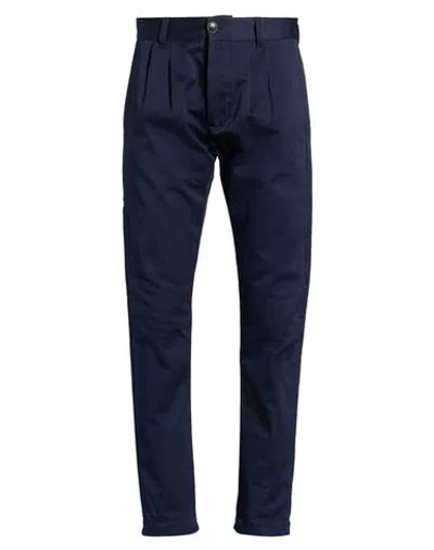 Fortela Man Pants Navy Size 30 Cotton In Blue