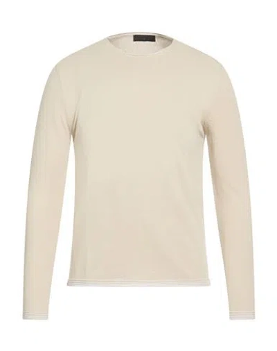 Lucques Man Sweater Beige Size 36 Cotton In Neutral