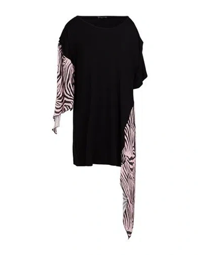 Blugirl Woman Mini Dress Black Size S Viscose, Elastane In Black