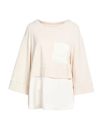 Imperial Woman Top Ivory Size S Viscose, Polyamide, Elastane In Nude