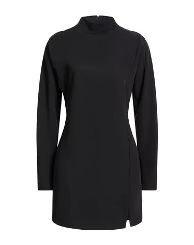 King Kong Woman Mini Dress Black Size 10 Polyester In Black