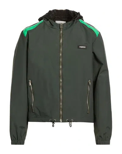 Coperni Man Jacket Dark Green Size S Polyamide In Green