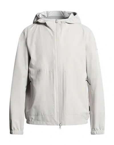 Woolrich Man Jacket Light Grey Size M Polyester In White