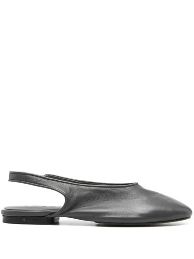 Soeur Black Slingback Ballet Flats In Gray