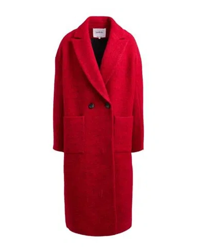 Ba&sh Ba & Sh Woman Coat Red Size 2 Wool, Polyester In Red