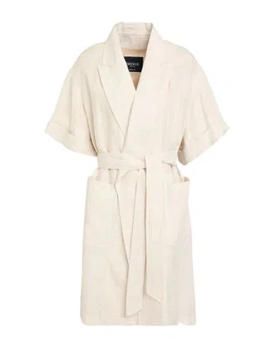 Breras Milano Woman Overcoat & Trench Coat Beige Size 8 Linen In Neutral