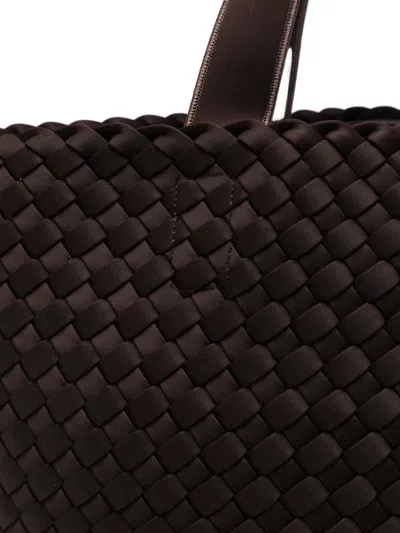 Naghedi Large Como Brown Tote Bag In Brown