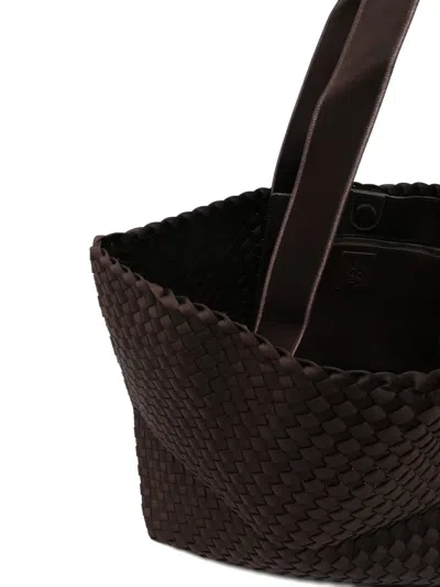 Naghedi Large Como Brown Tote Bag In Brown