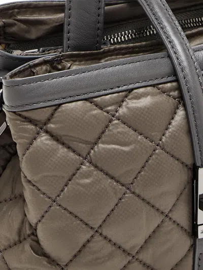 Mz Wallace Mini Astor Quilted Tote Bag In Gray
