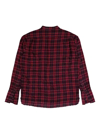 424 Check Flannel Shirt In Red