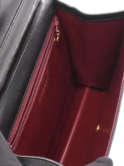 Pre-owned Chanel 1996-1997 Quilted Flap Shoulder Bag In Black