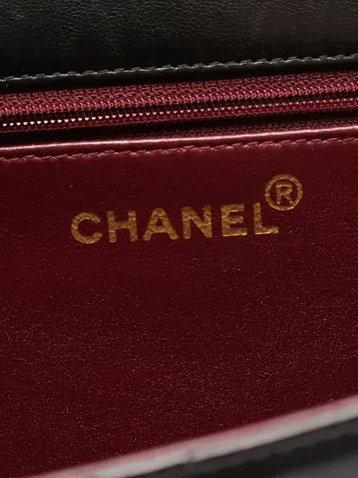 Pre-owned Chanel 1996-1997 Quilted Flap Shoulder Bag In Black