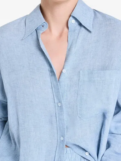 Twp Big Joe Pocket Shirt In Blue