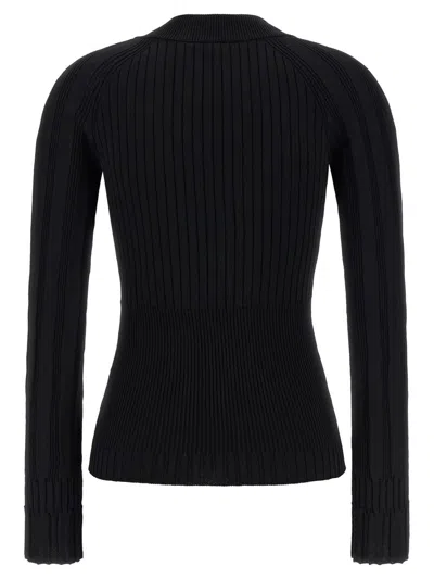 Balmain Button Cardigan Sweaters And Cardigans Black In Black