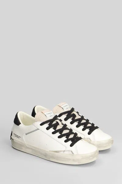 Crime London Distressed Sneakers In White