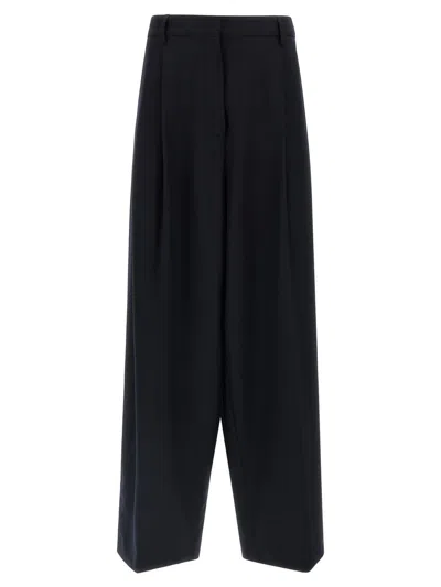 Fabiana Filippi Wide Range Of Trousers Pants Blue In Black