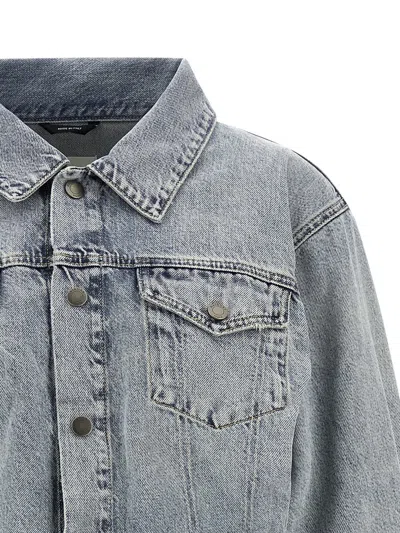 Haikure Elle Authentic Lax Puffer Jackets Light Blue In Gold