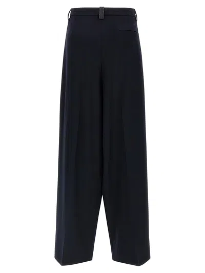 Fabiana Filippi Wide Range Of Trousers Pants Blue In Black