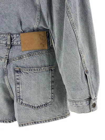 Haikure Elle Authentic Lax Puffer Jackets Light Blue In Gold