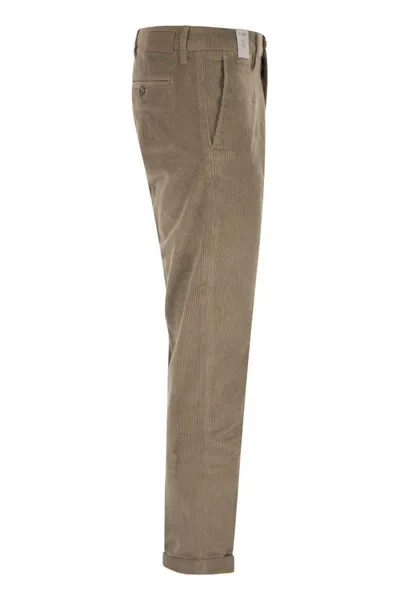 Re-hash Mucha - Stretch Cotton And Lyocell Chino In Brown
