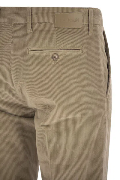 Re-hash Mucha - Stretch Cotton And Lyocell Chino In Brown