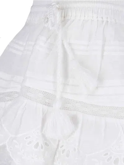 Isabel Marant Étoile Puria Organic Cotton Shorts In White