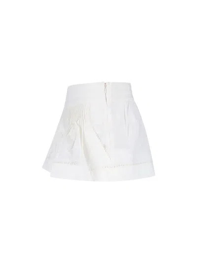 Isabel Marant Cybila Shorts In White