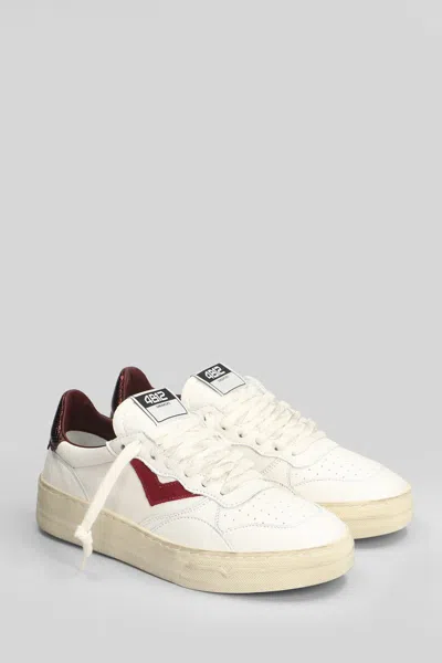 4b12 Hyper Sneakers In White