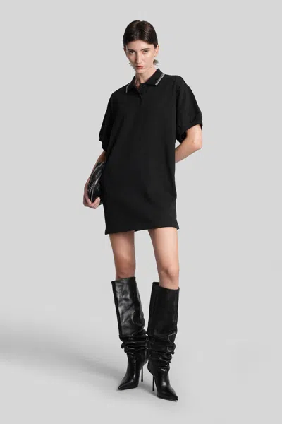 Alexander Wang Mini Dress In Black Cotton In Black